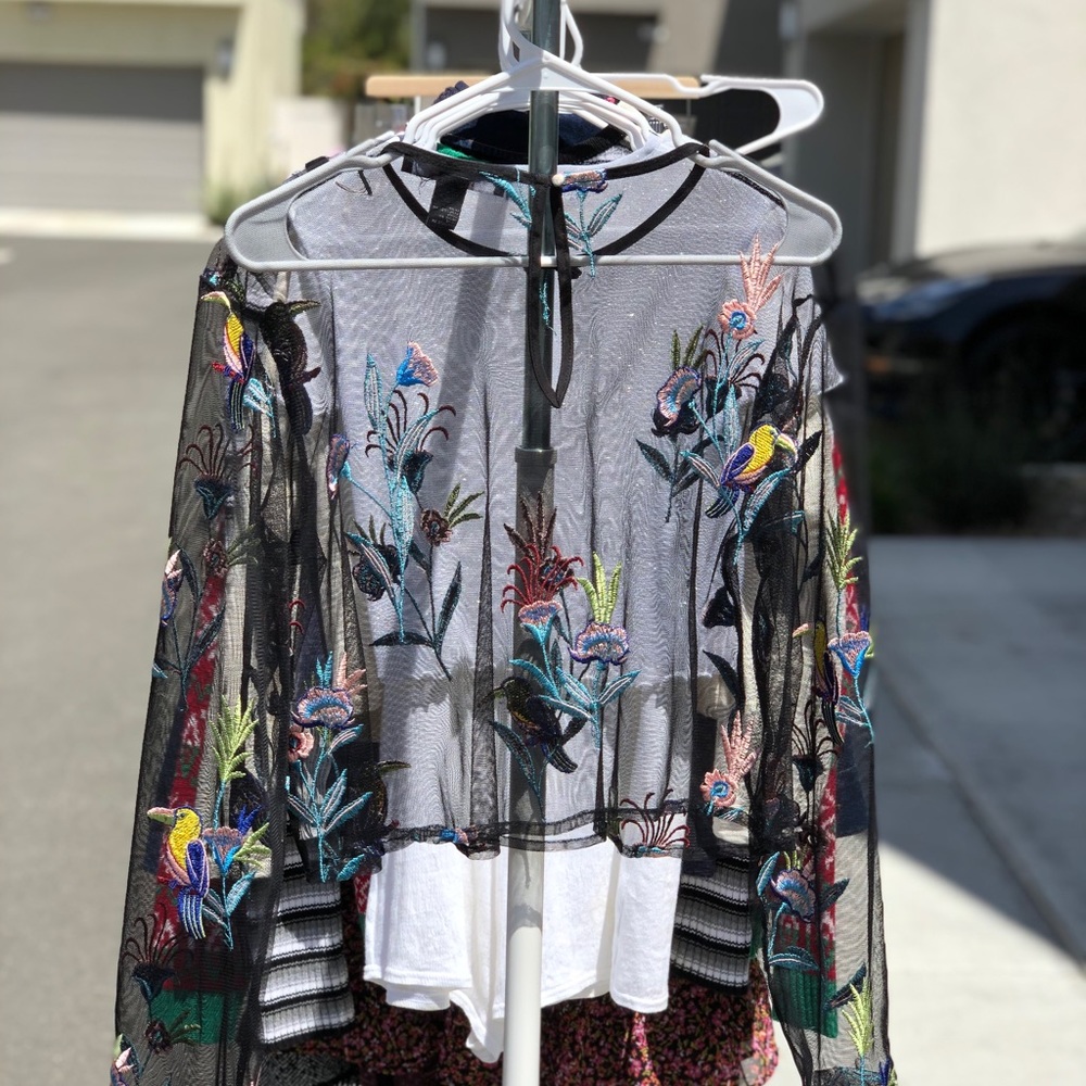 Forever 21 transparent top